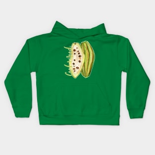 COOL MOOD with fresh fruit Kids Hoodie